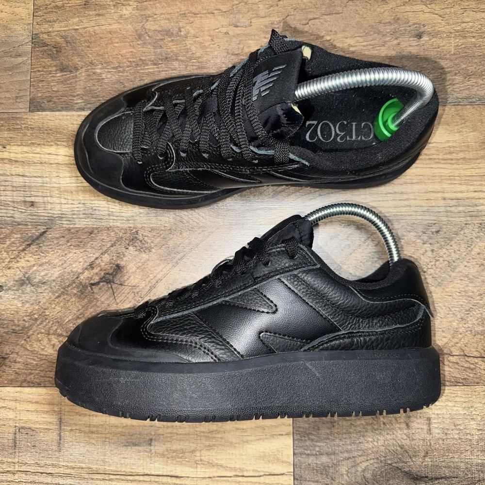 New Balance CT302 Leather Shoes‎ Sneakers Black Size Mens 5.5